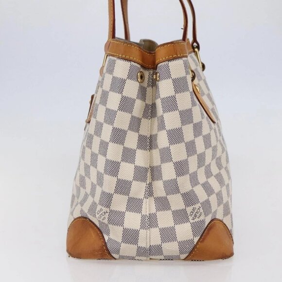 LOUIS VUITTON Damier Azur Hampstead PM Tote Bag N51207 LV Auth 147458 - Picture 6 of 16